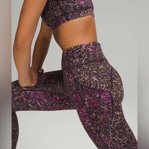 Lululemon Invigorate High-Rise Tight Legging 25” Topography size 0 EUC $128
